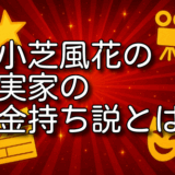 小芝風花 実家 金持ち