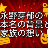 永野芽郁 本名